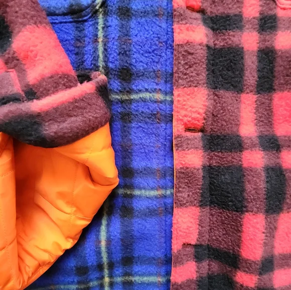 Colorful Plaid Patchwork Jacket - Picture 2 of 6